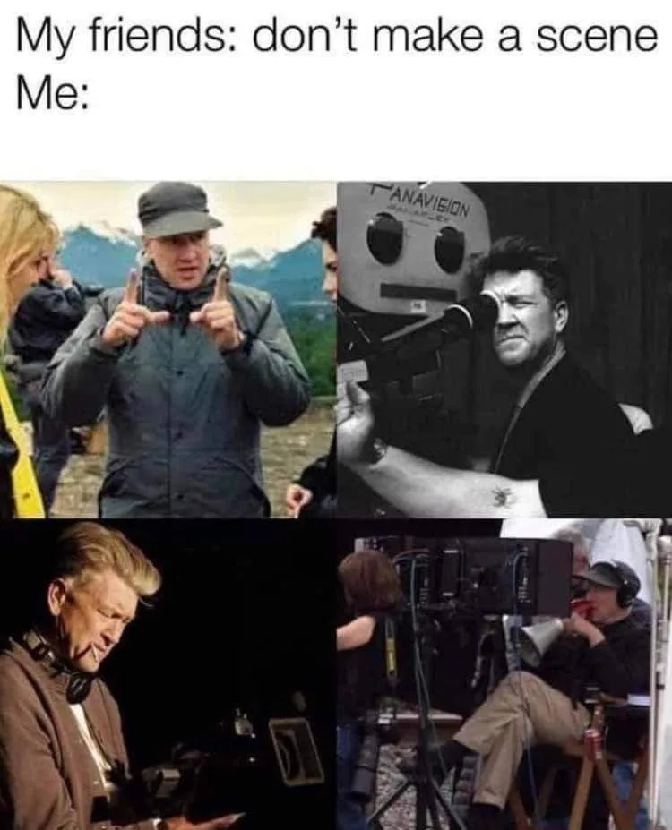 making a scene meme