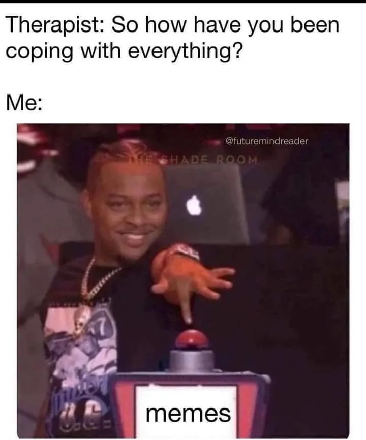 coping mechanism meme