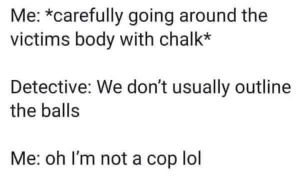 crime scene meme