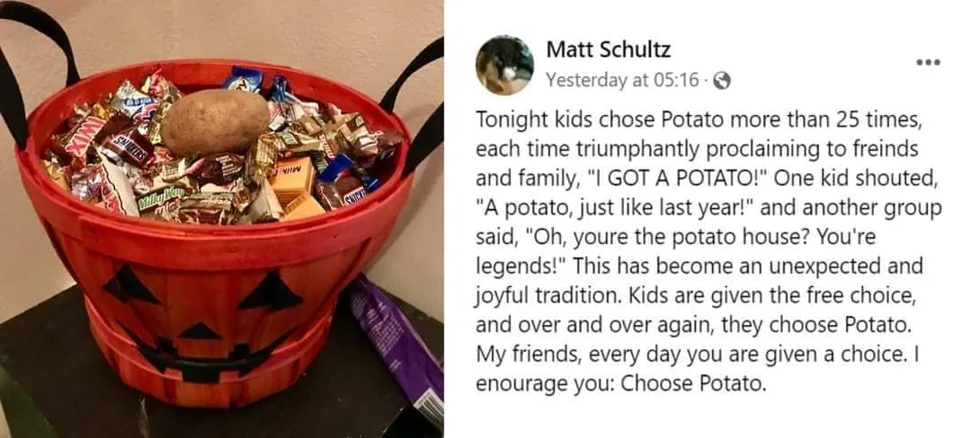 Halloween candy meme