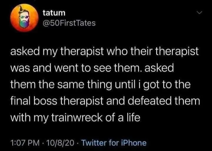 therapist meme