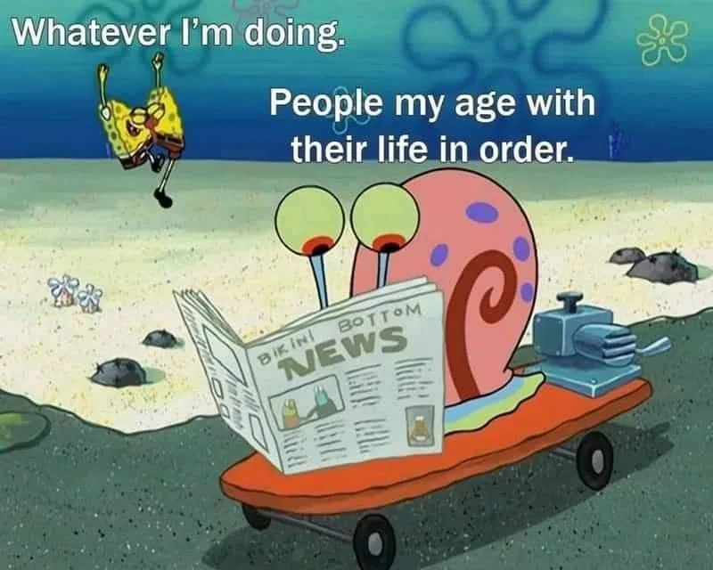 having your shit together meme