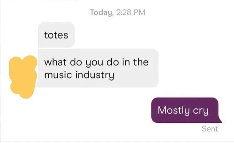 music industry meme