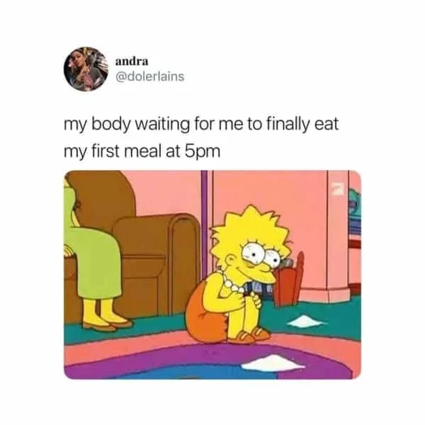 fasting meme