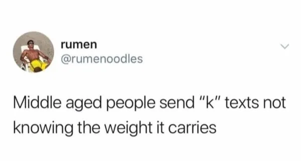 K meme
