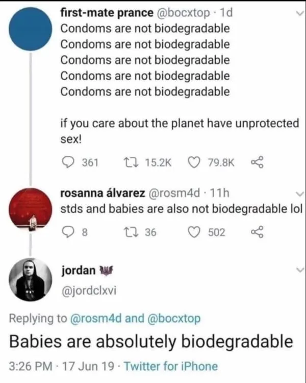 biodegradable (biodegradation) meme