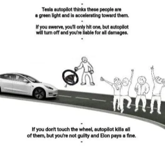 self-driving car meme