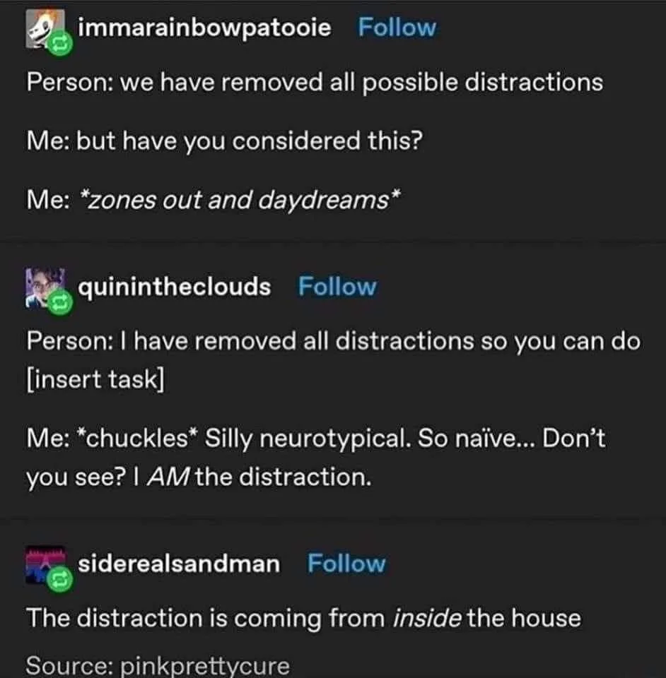distraction meme