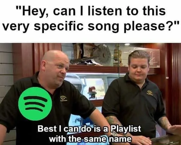 Spotify meme