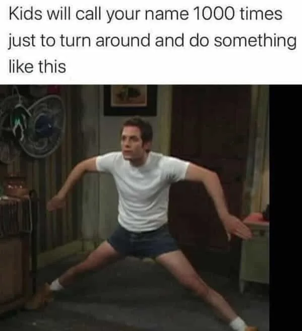being silly meme