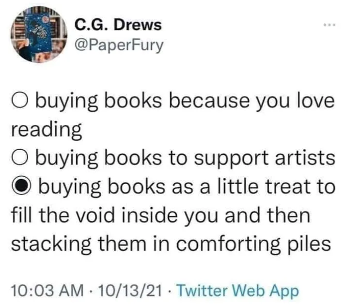 book collecting meme