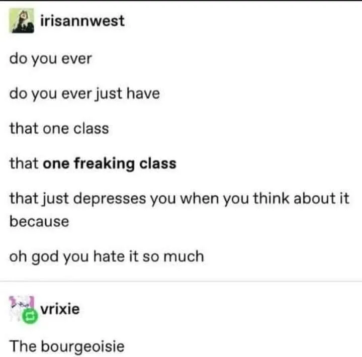 bourgeoisie meme