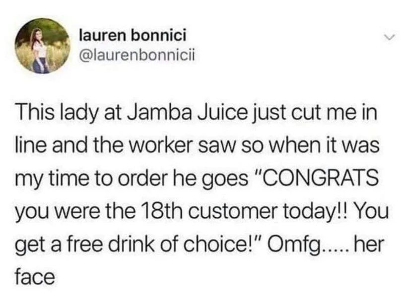 cutting in line meme