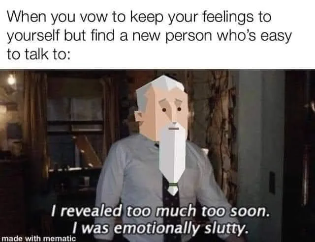 oversharing meme