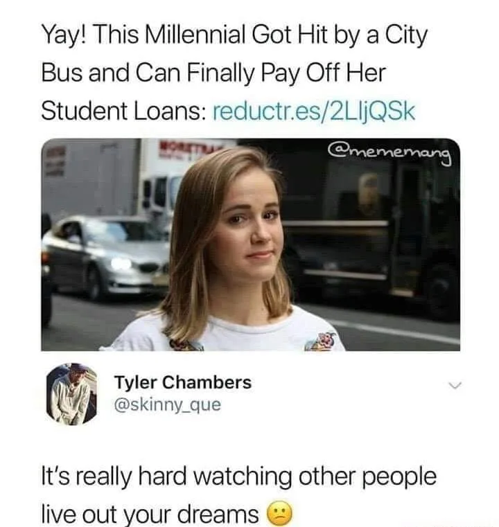 student loan meme