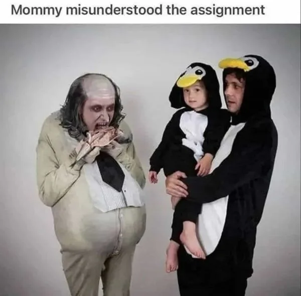 penguin meme