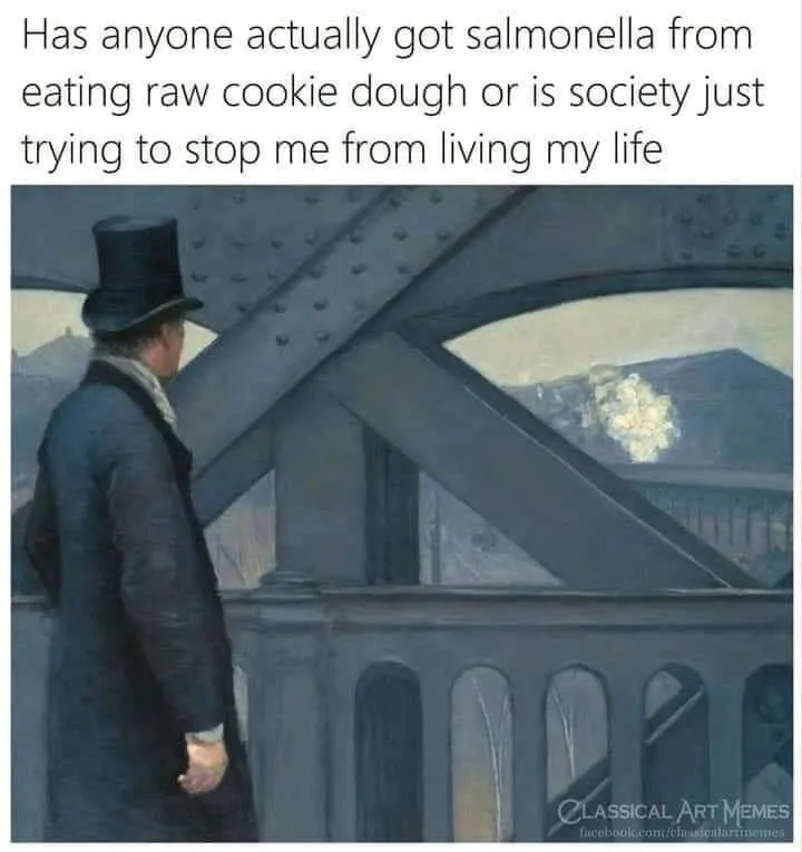 cookie dough meme