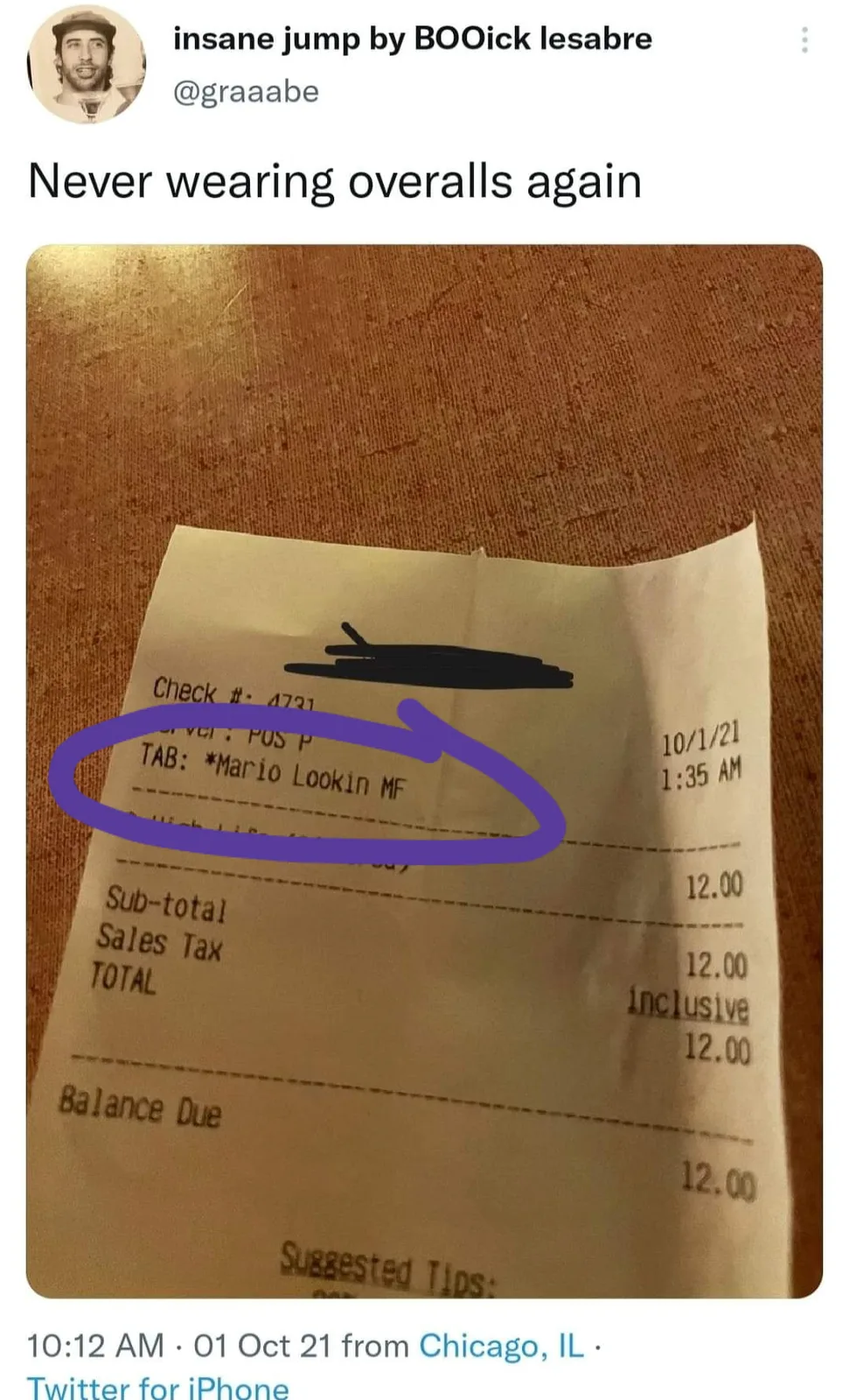 receipt meme