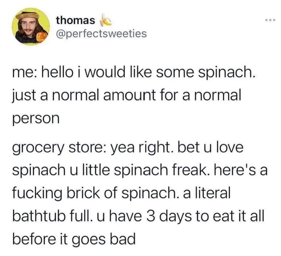 spinach meme