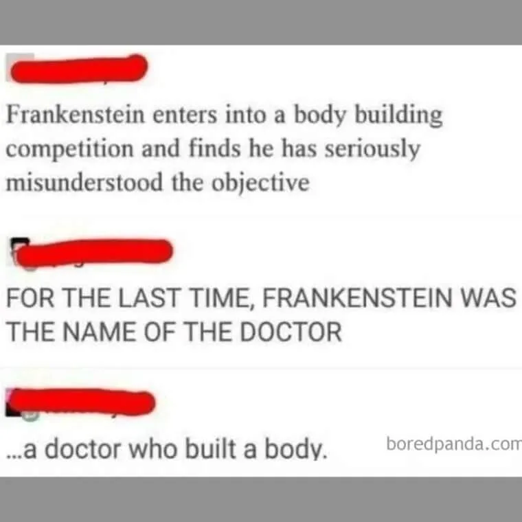 Frankenstein meme