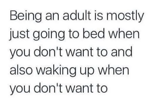 waking up early meme