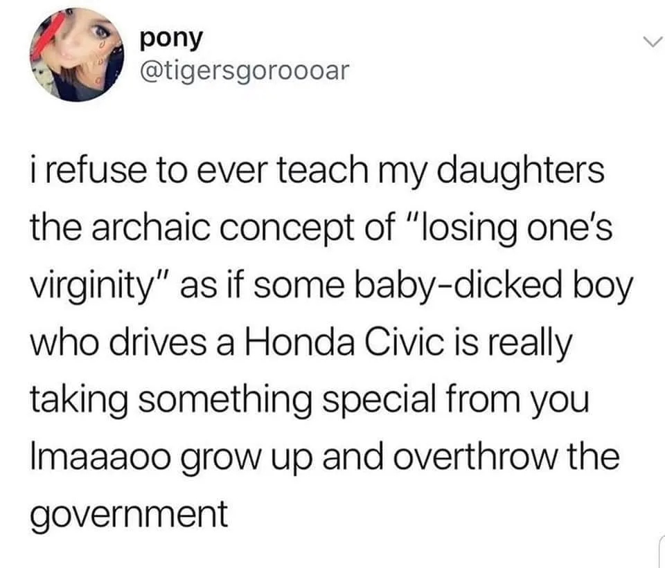 virginity meme
