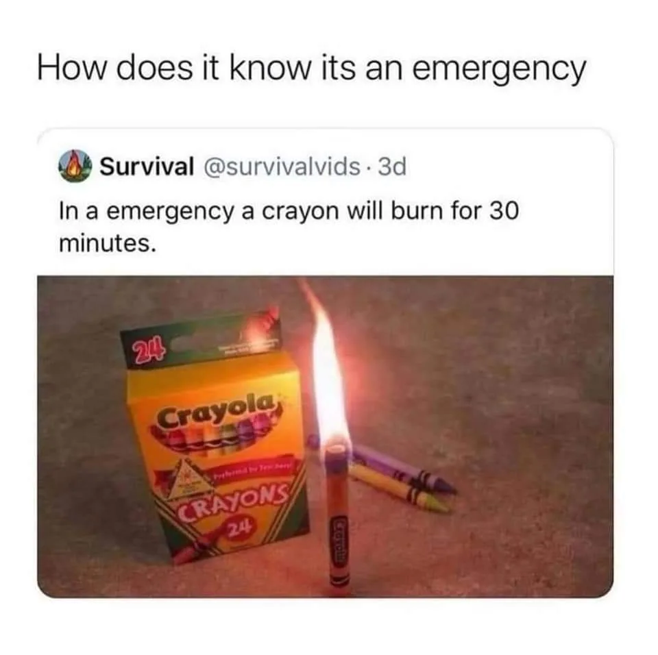 survivalism meme