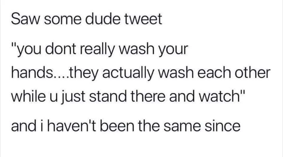 handwashing meme