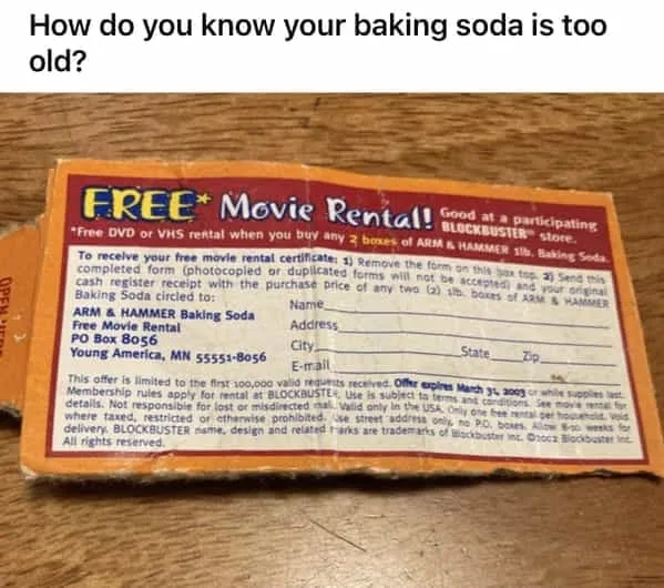 baking soda meme