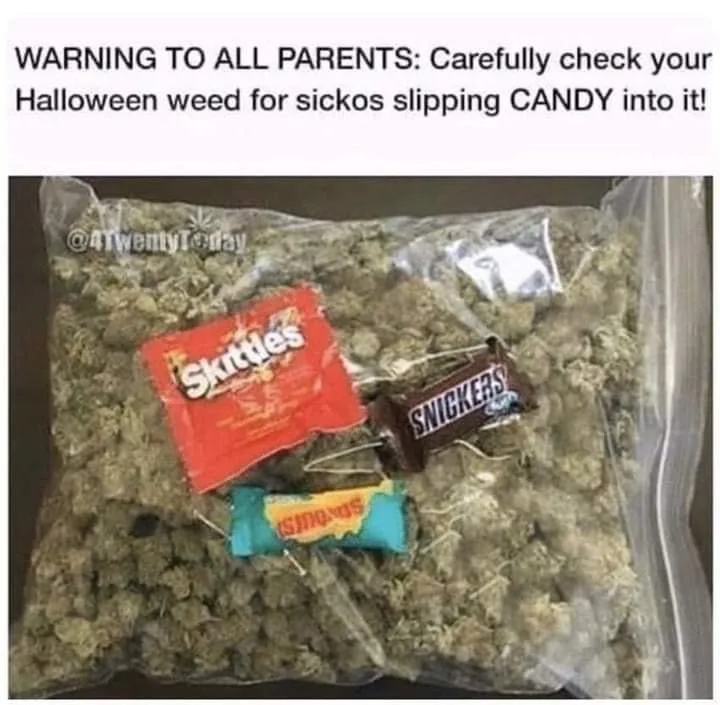 Halloween candy meme