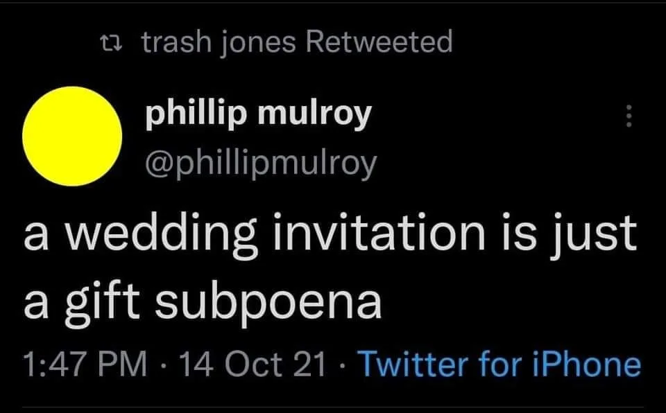 wedding invitation meme