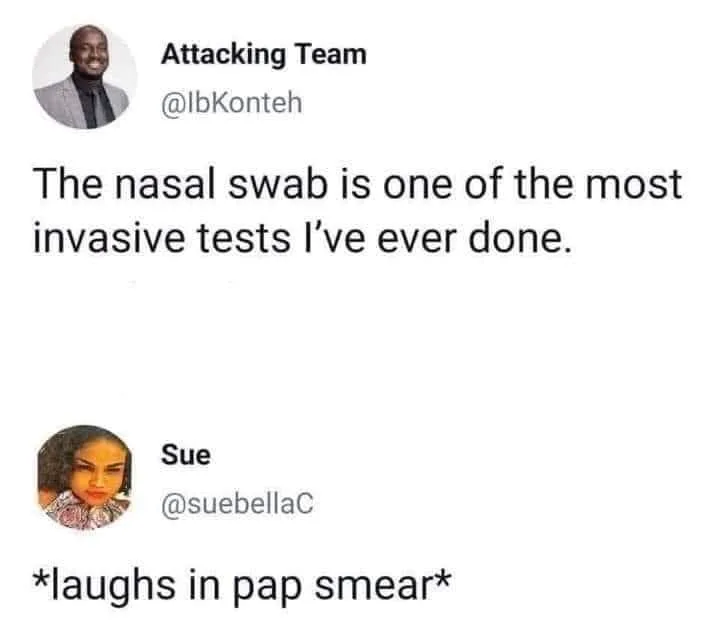 covid test meme