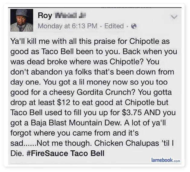 Chipotle meme