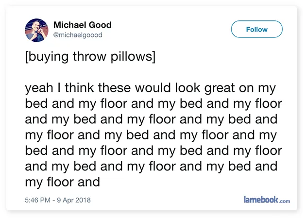 throw pillow meme