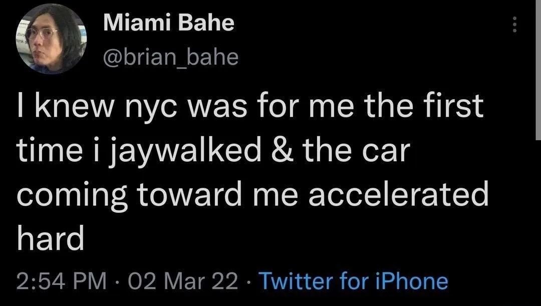 jaywalking meme