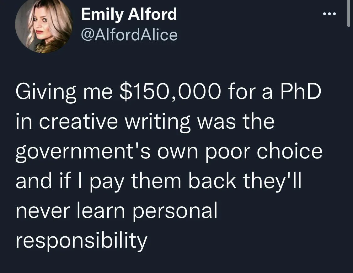student loan meme