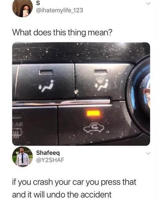 car accident meme