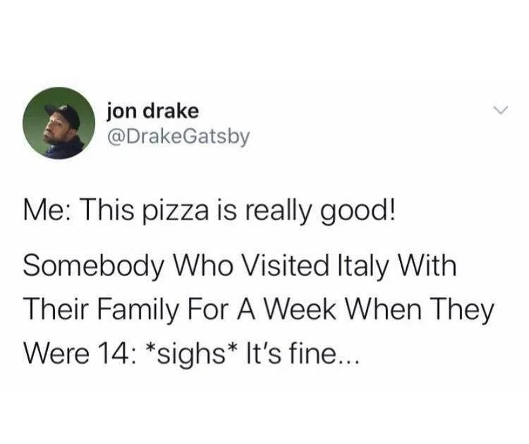 Italian cuisine meme