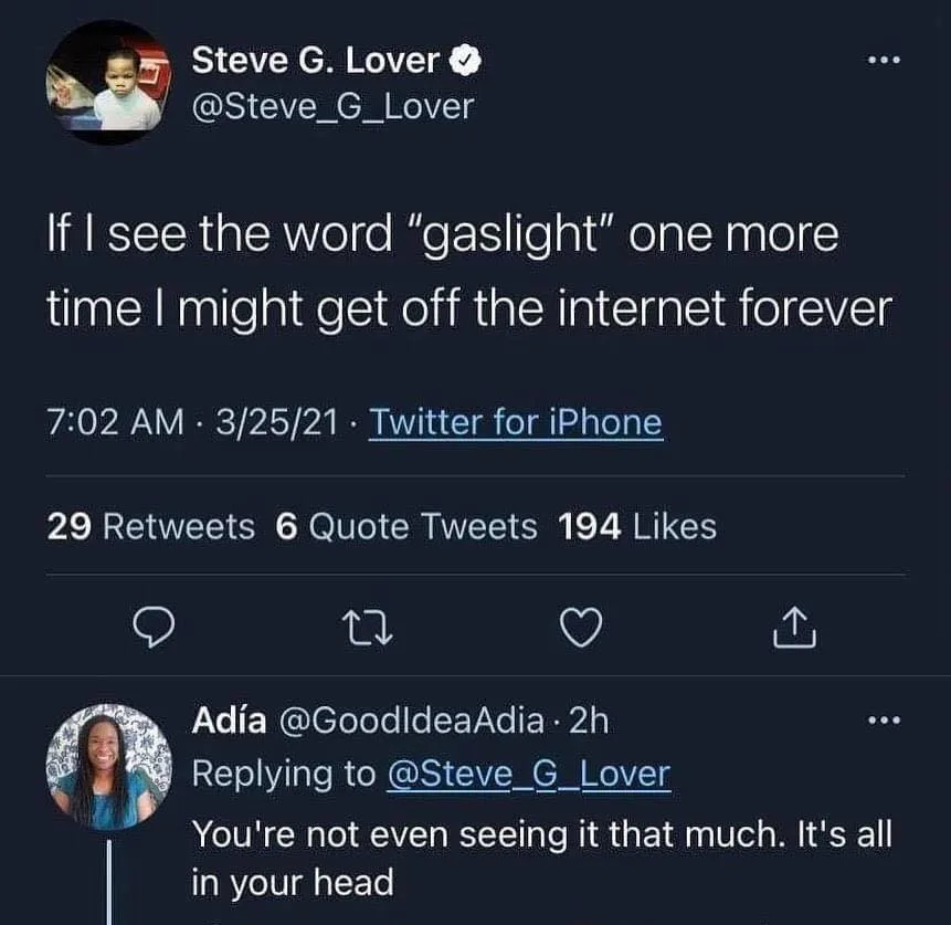 gaslighting meme