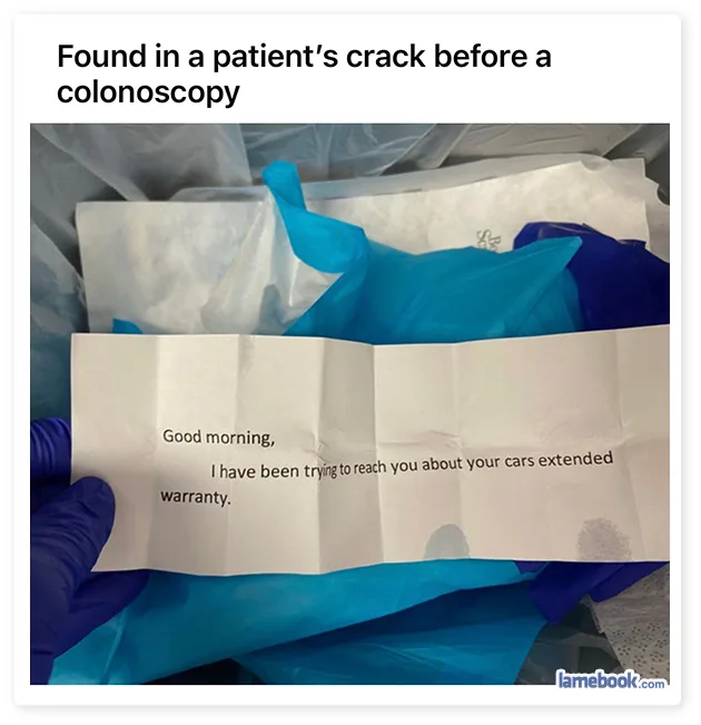 colonoscopy meme