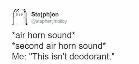 deodorant meme