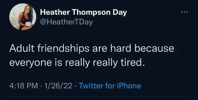 adult friendship meme
