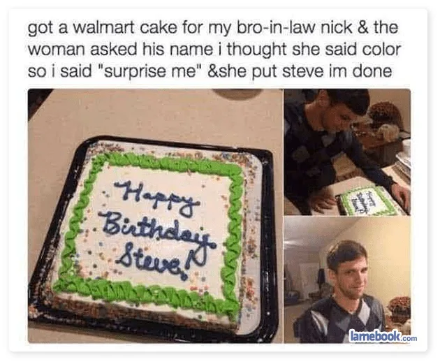 birthday cake meme