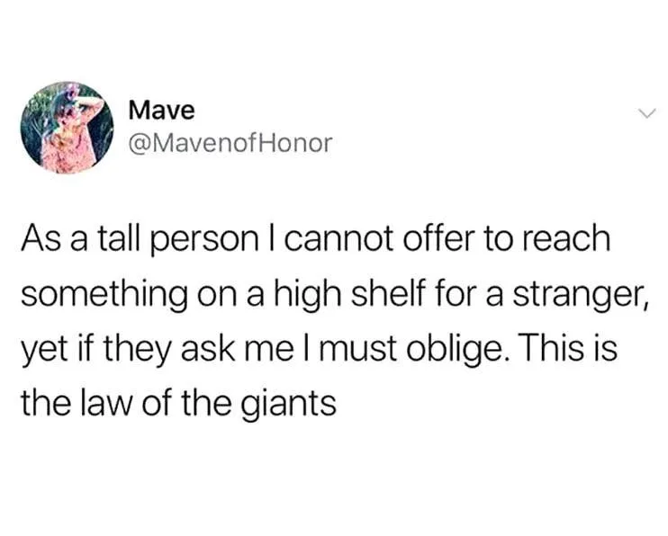 tallness meme