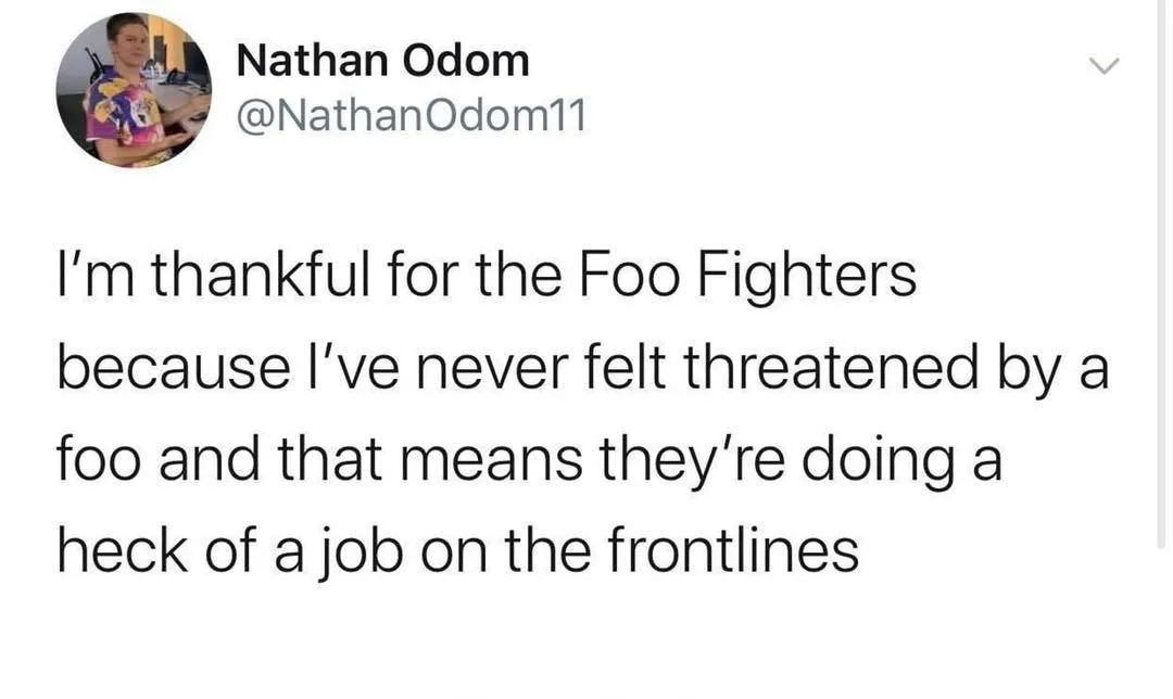 Foo Fighters meme