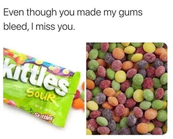 Skittles meme