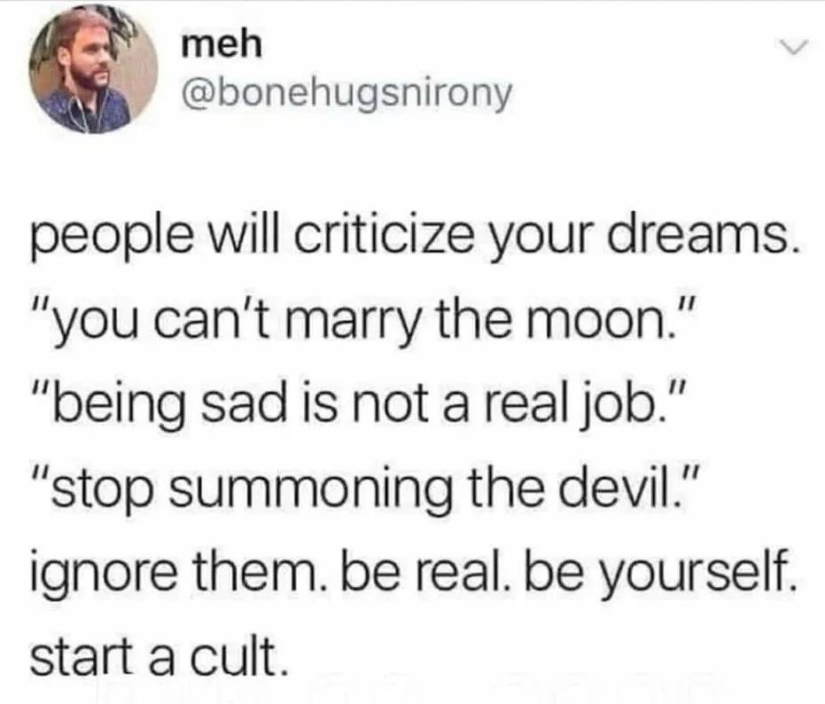 be yourself meme