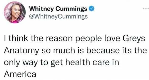 US healthcare system meme