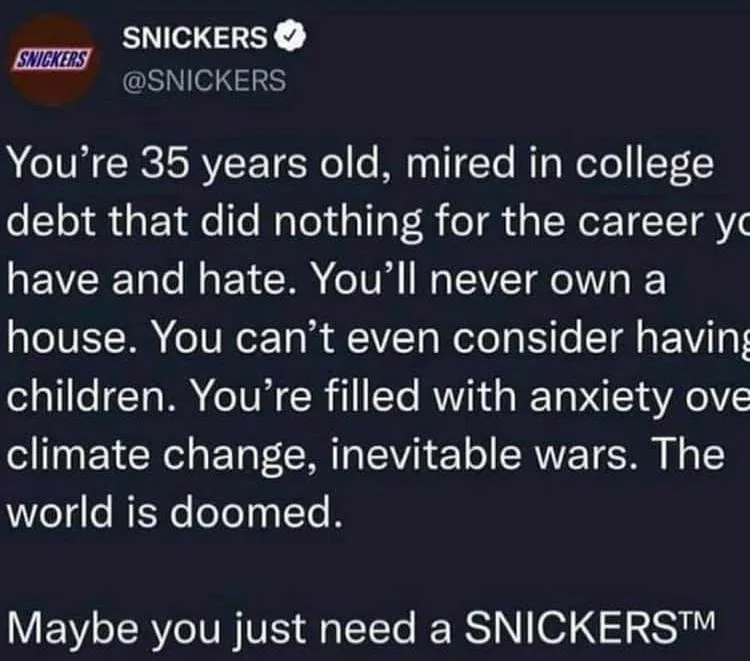 Snickers meme