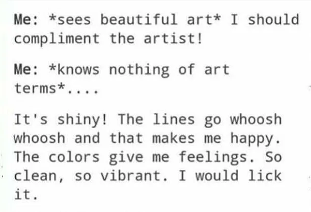 art criticism meme